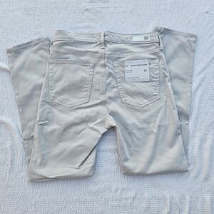 AG Prima crop cigarette leg pants size 26 color beige